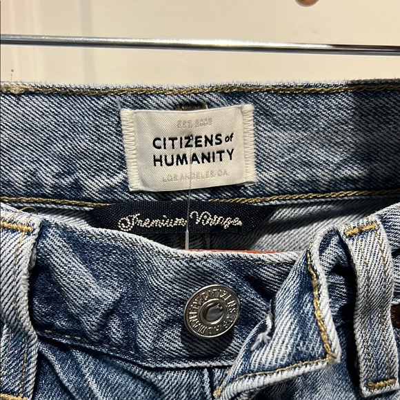 Citizens Of Humanity Blue Straight Jeans Classic Style - Picture 8 of 11